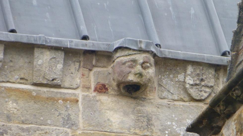 One of the many Heads adorning Rosslyn Chapel 