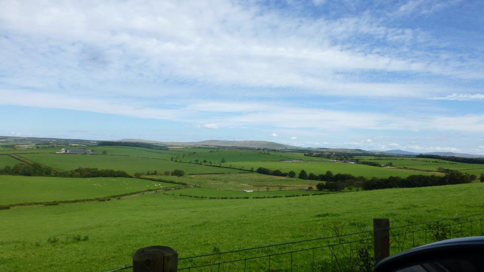 A view of he countryside near Crawfordjohn,