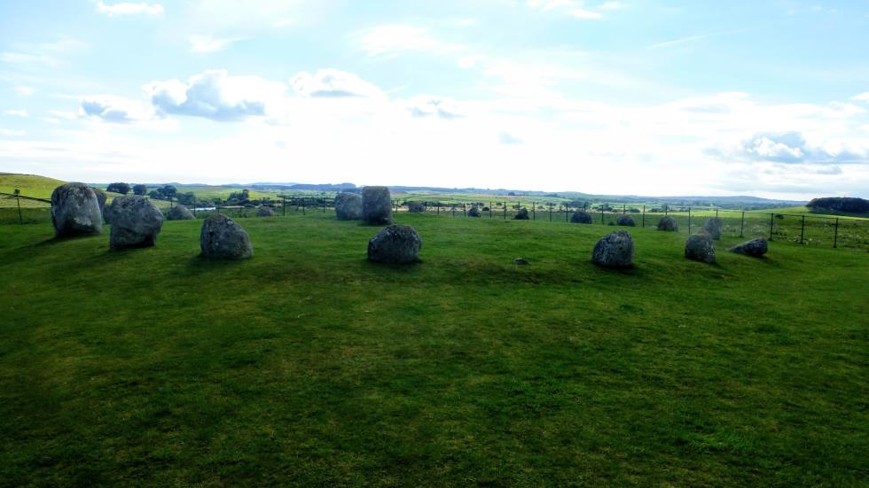 The Torhouse Stones as we first approached.