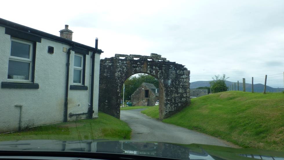 The Gate to Caerlaverock Castle.