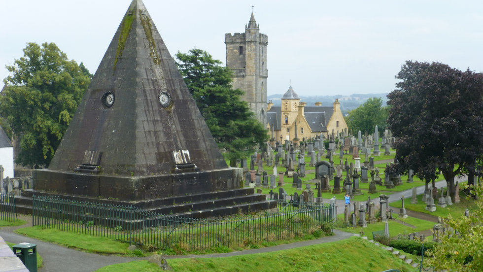 The Star Pyramid, aka Salem Rock, is a sandstone pyramid recalls the principles of the Reformation.