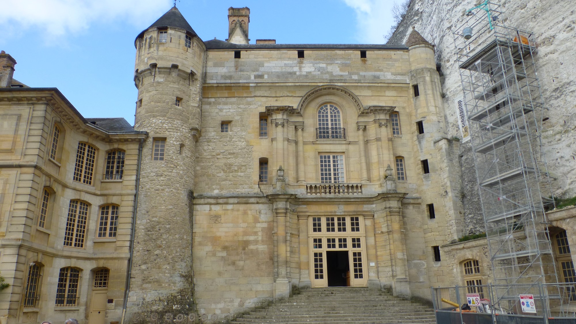 During WWII, the apartments on the 2nd floor were occupied by Rommel.