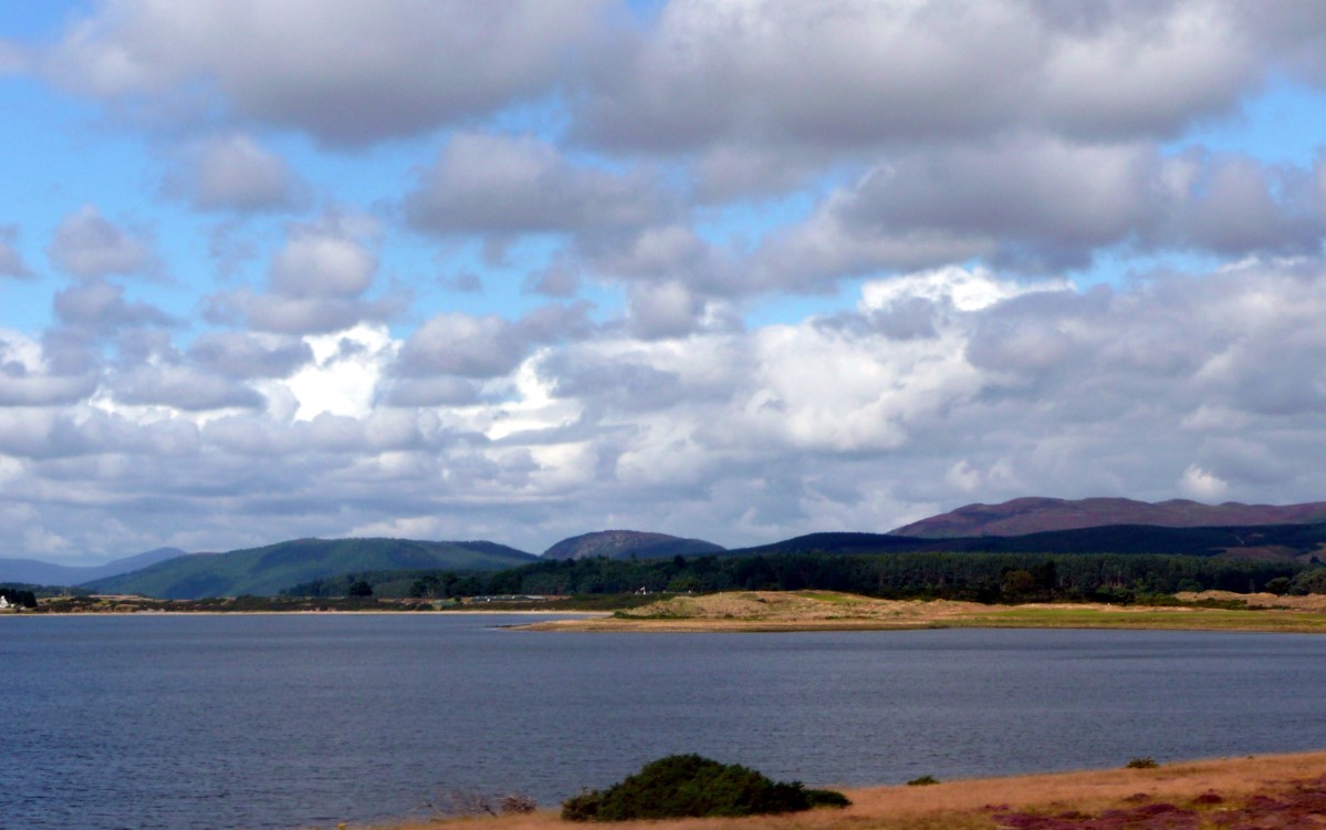 Along the road to Dunrobin at Loch Fleet