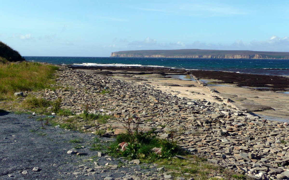 Looking north across Gills Bay