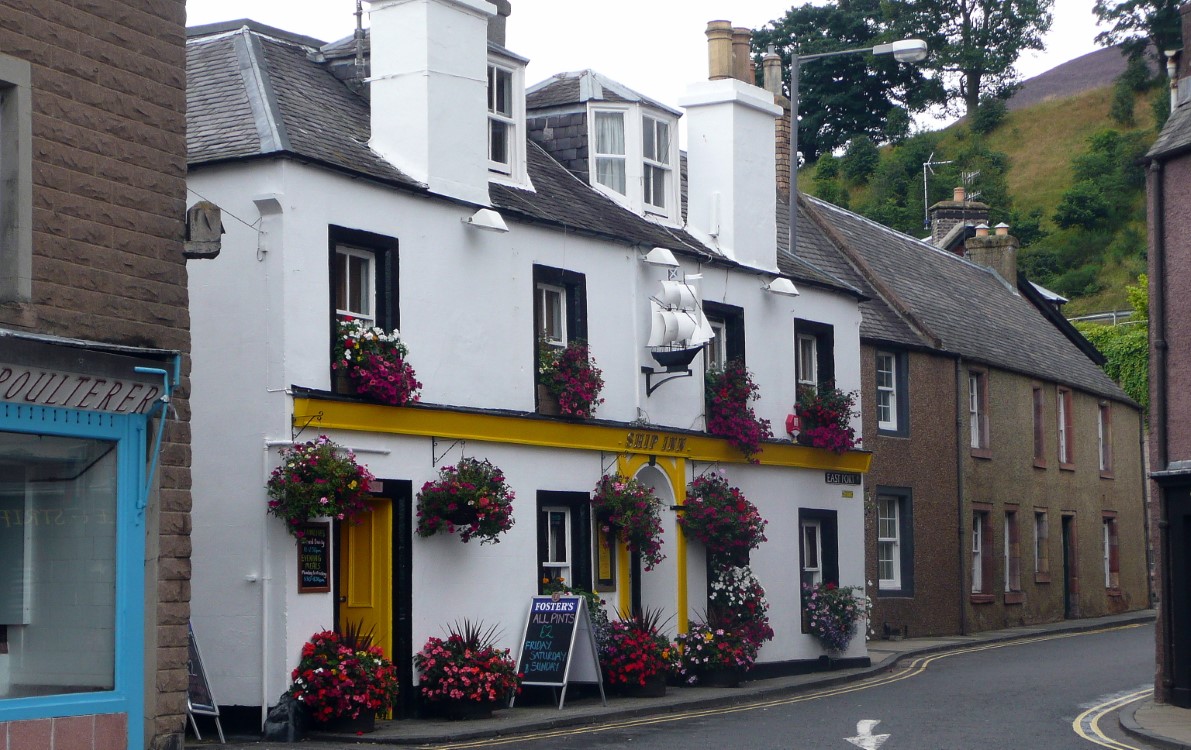 The Ship Inn Pub, Melrose.