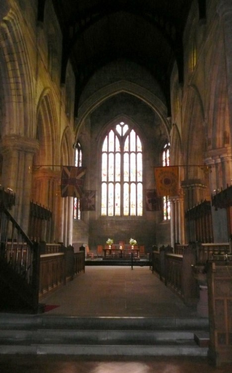 Church of the Holy Rude - The Choir and Apse from the Nave