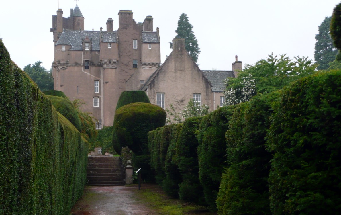 Crathis Castle from the Garden.
