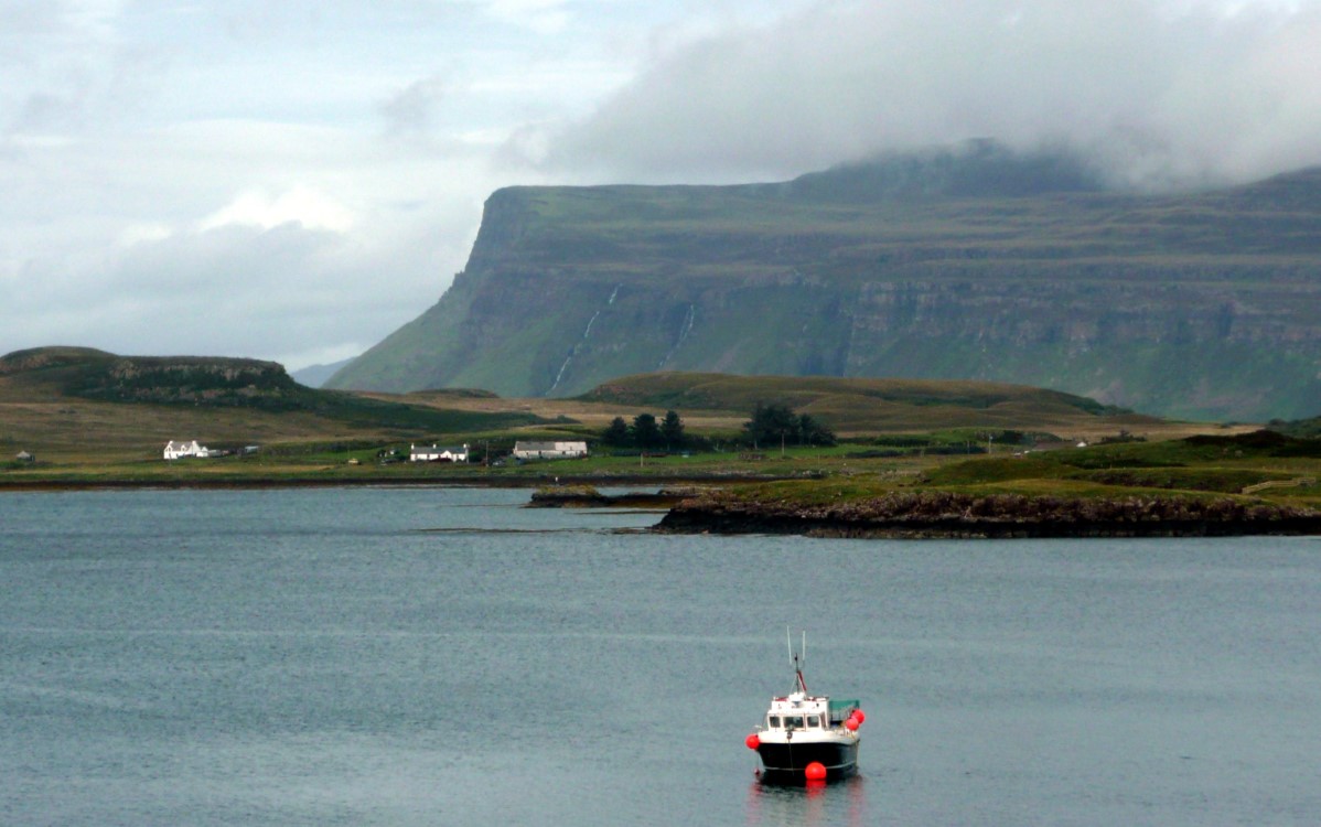 Driving back across Mull