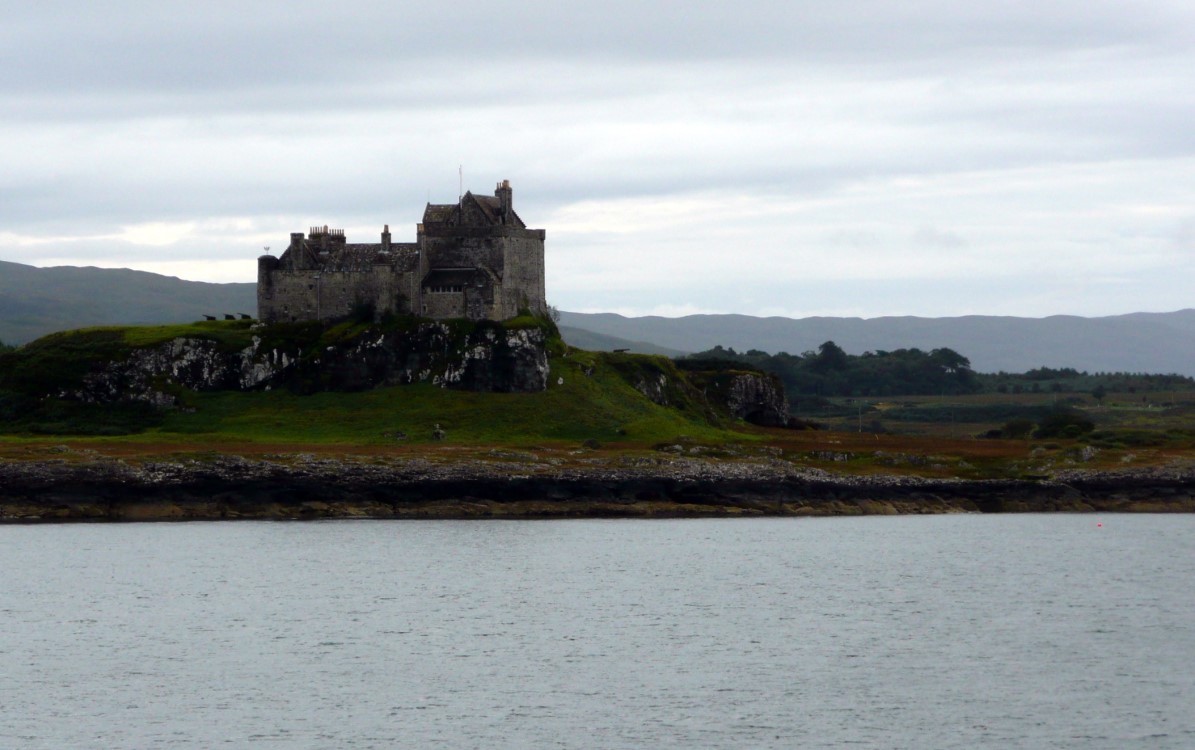 As our ferry sailed back down the Sound of Mull, we passed Duart Castle