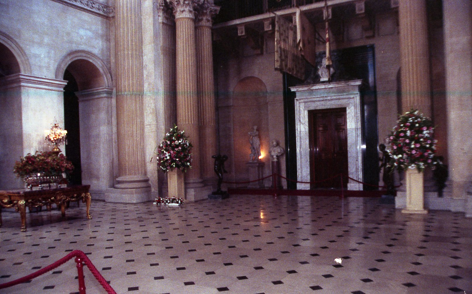 The Entrance Hall of Blenheim Palace.