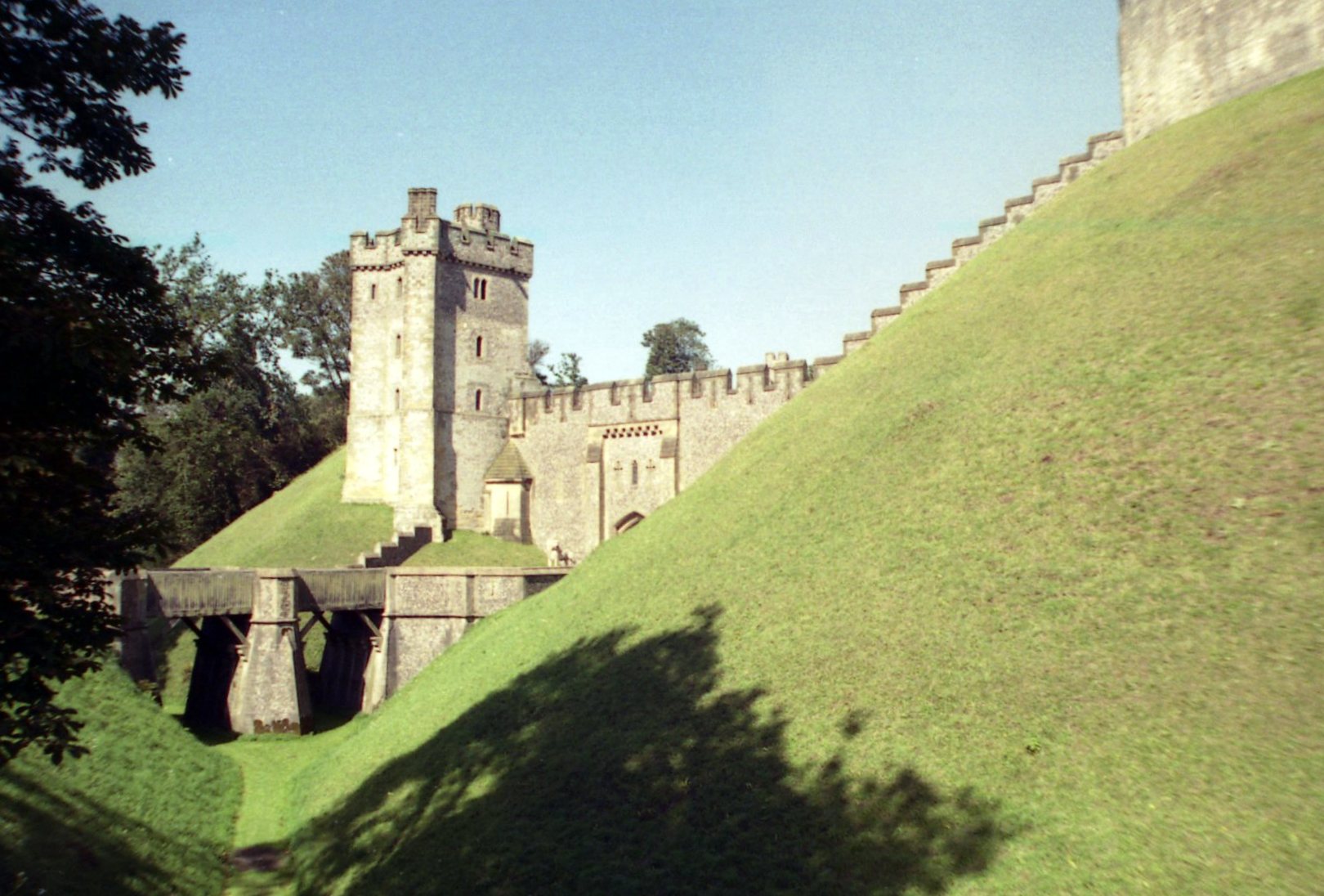 Bevis Tower guards the heart Arundel Castle