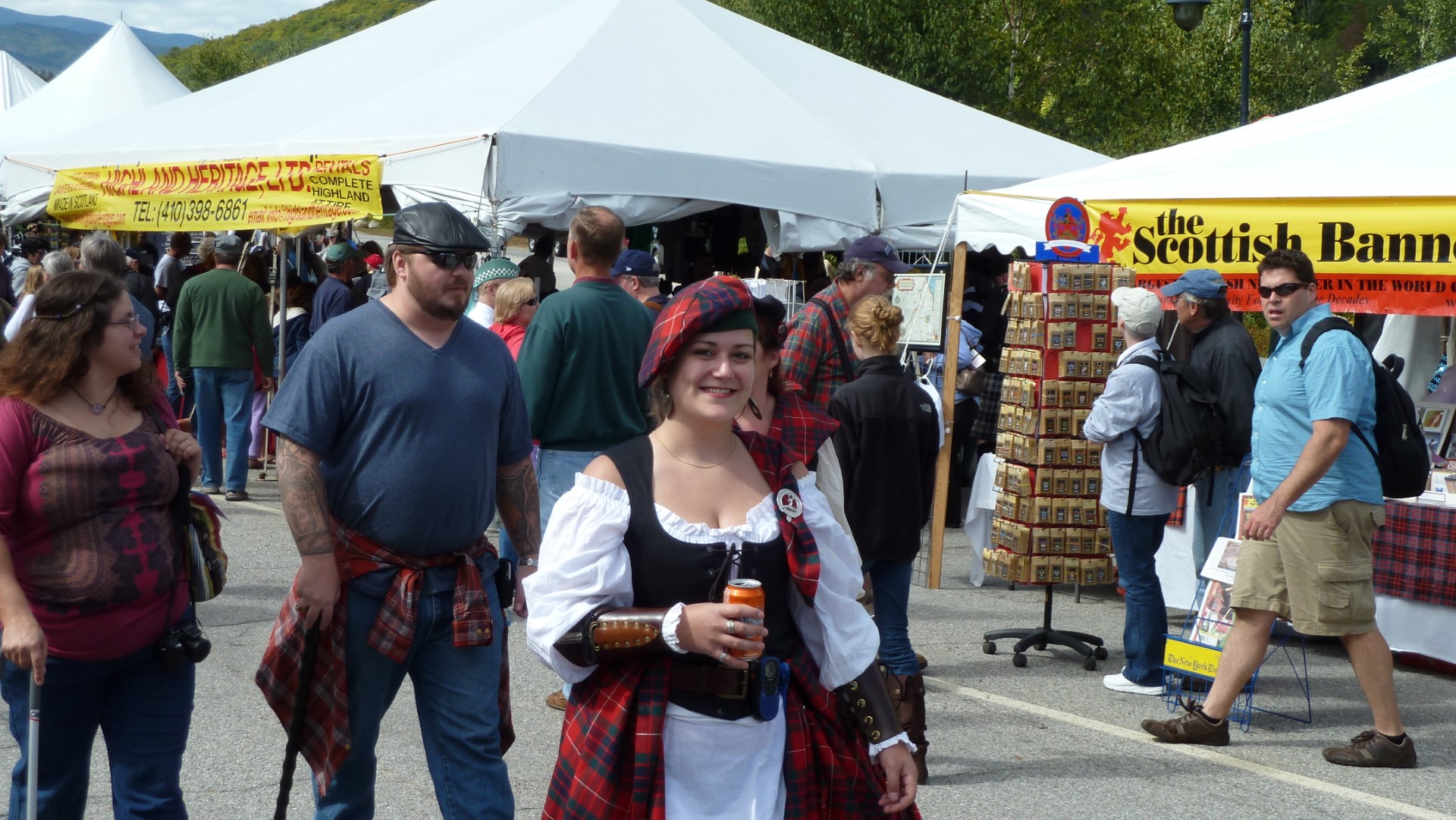 Another bucksome lass...and with an Irn-Bru