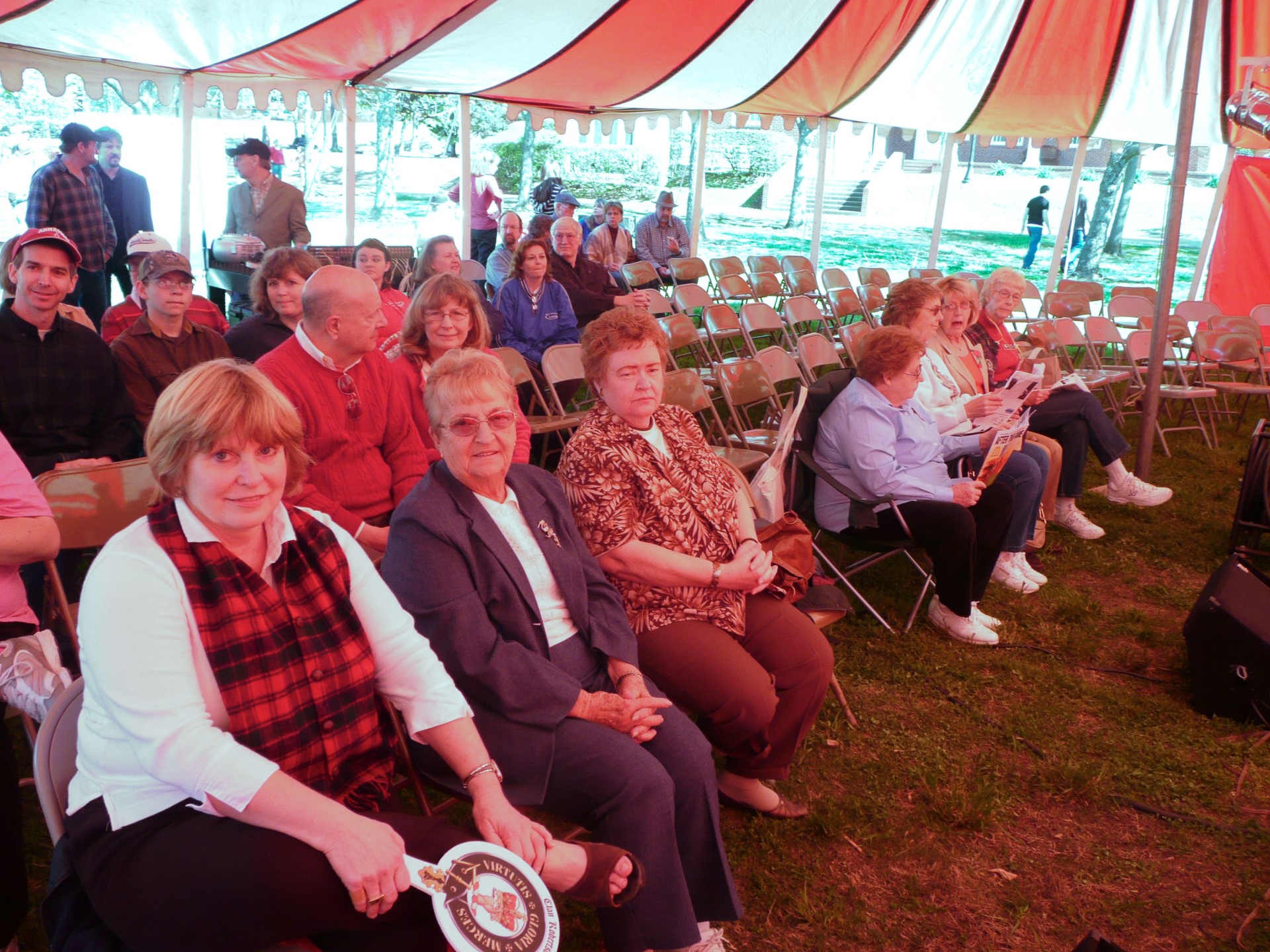 Gail Robertson, Barbara Gauld, Hazel McCuiston, Carolyn Keller, Faye Bell, Nancy Gathright & Reverend Millie Slack  (Front row)