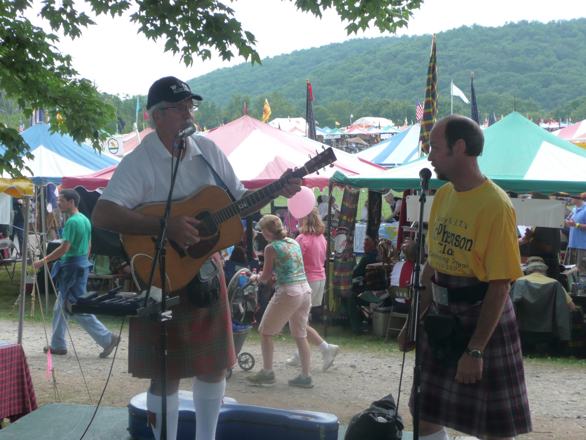 Alex and Tom McPherson doing “Long Black Veil”