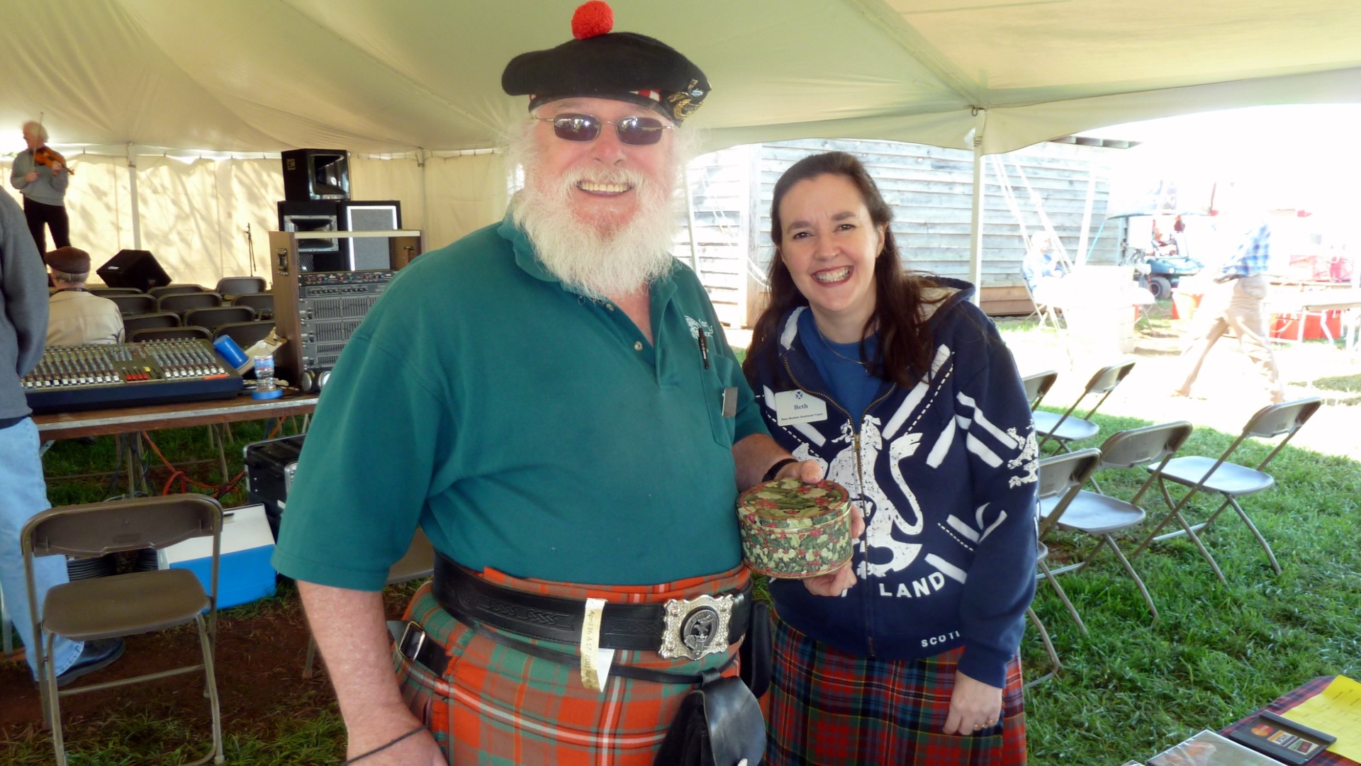 Beth Arnold and Shortbread Found