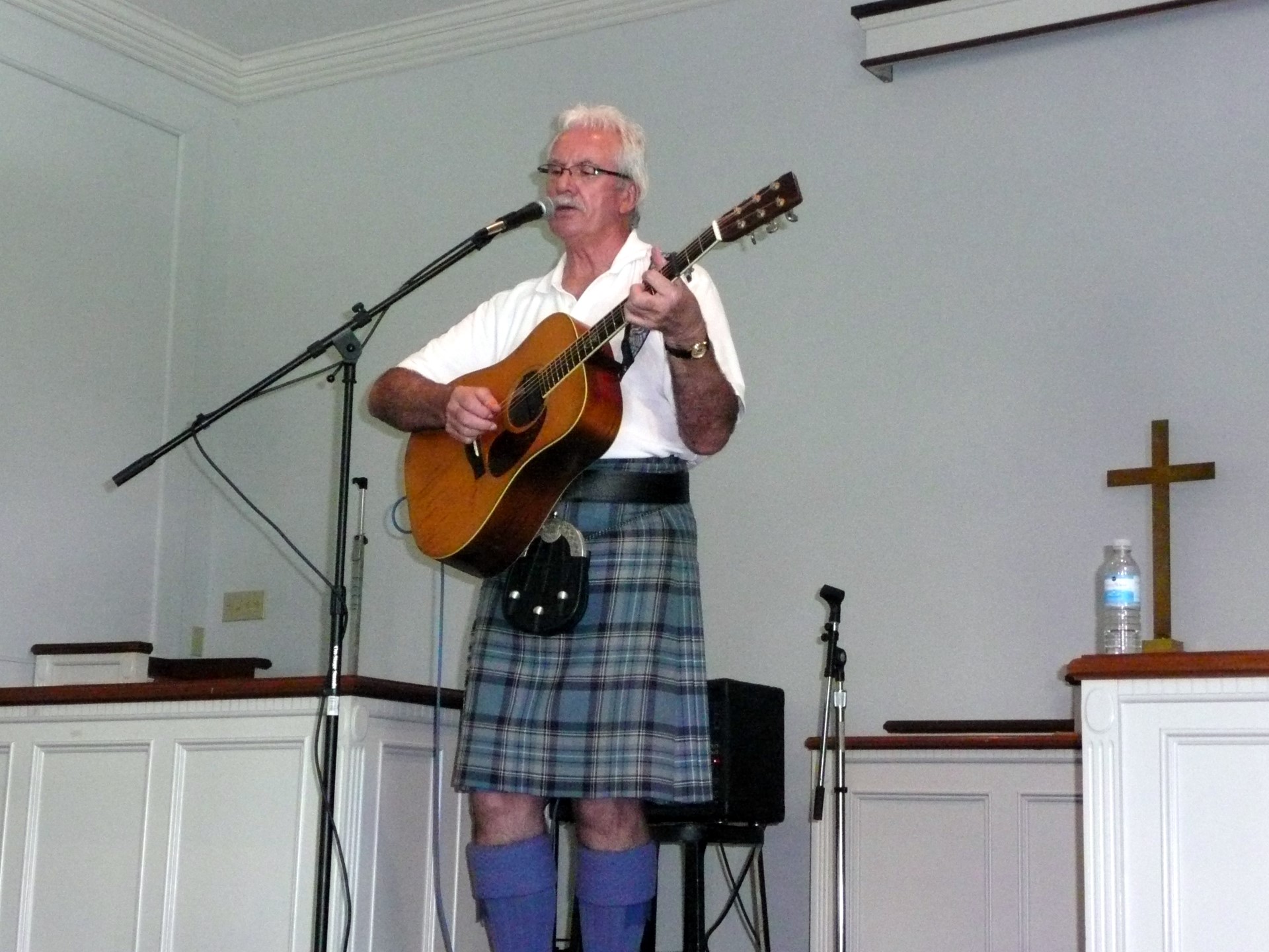 Alex Performing in the Small Chapel